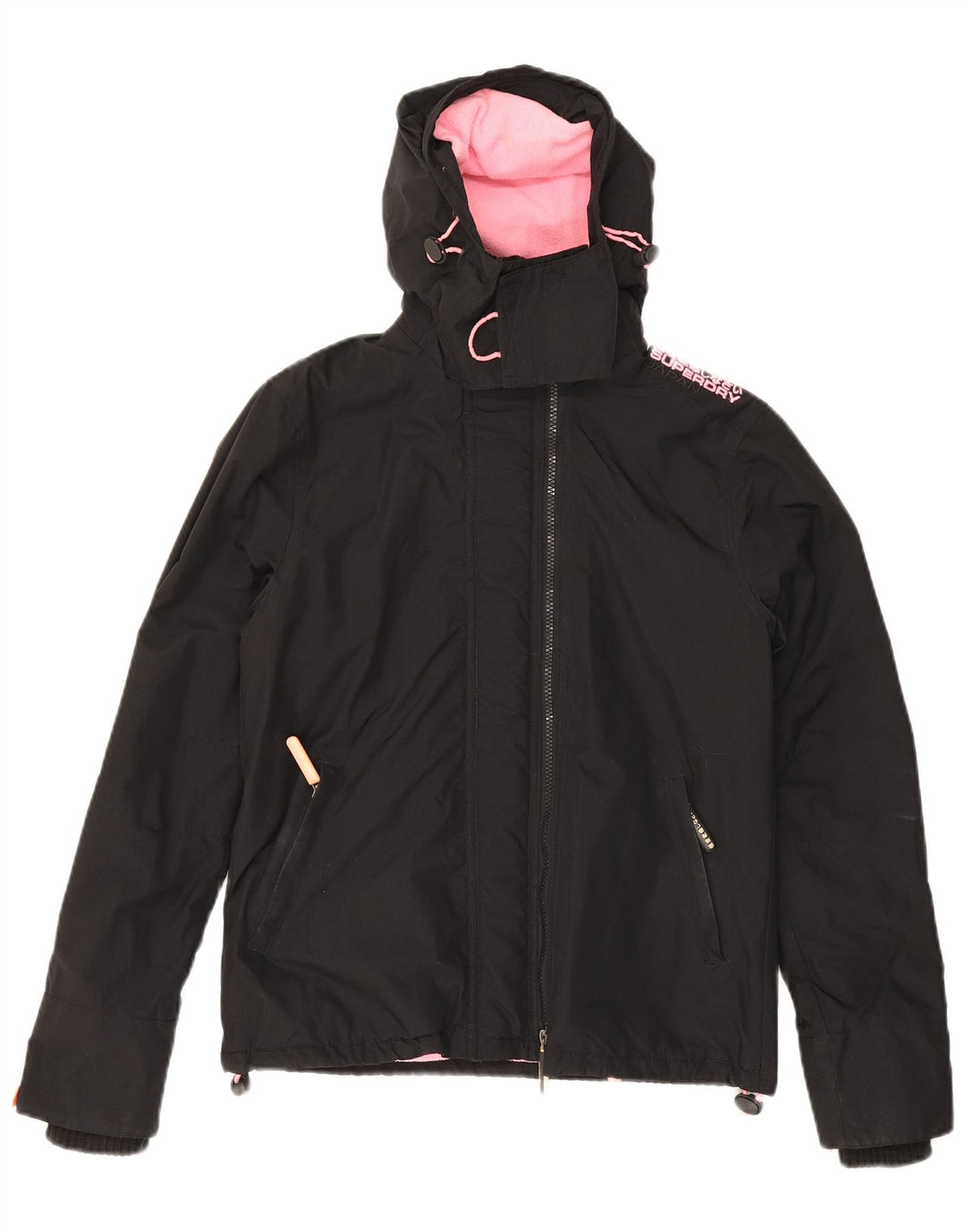 Damska kurtka wiatrówka Superdry The Windcheater UK 12, średnia czarna