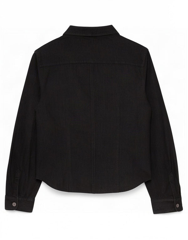 Koszula skórzana damska vintage IT 50 XL czarna