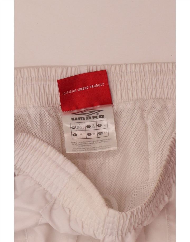 Męskie spodenki sportowe UMBRO Bermudy UK 38/40 Średni biały poliester