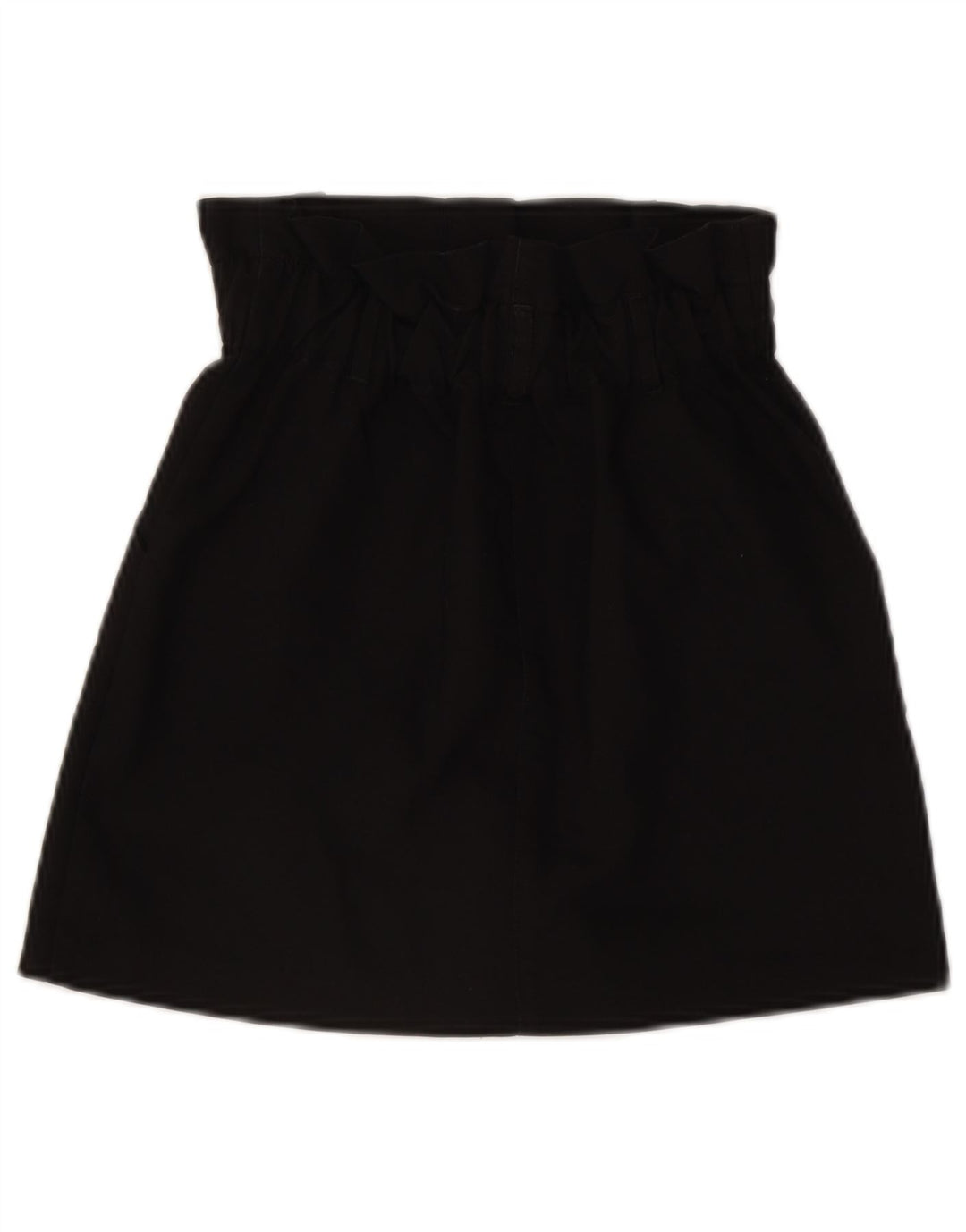 Damska spódnica mini z wysokim stanem Zara XS W24, czarny poliester