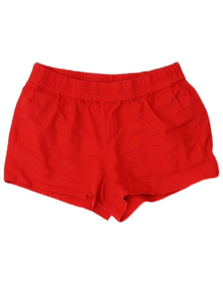 Damskie spodenki sportowe J. Crew US 6 Medium W28, czerwona bawełna