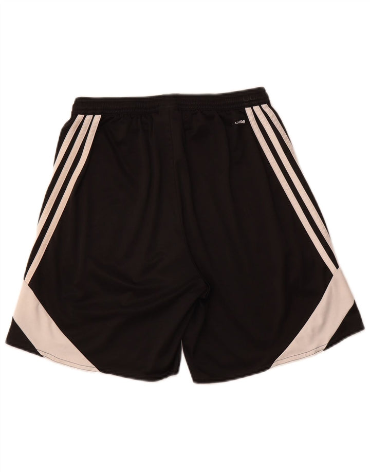 Męskie spodenki sportowe ADIDAS Climalite, poliester w kolorze średniej czerni