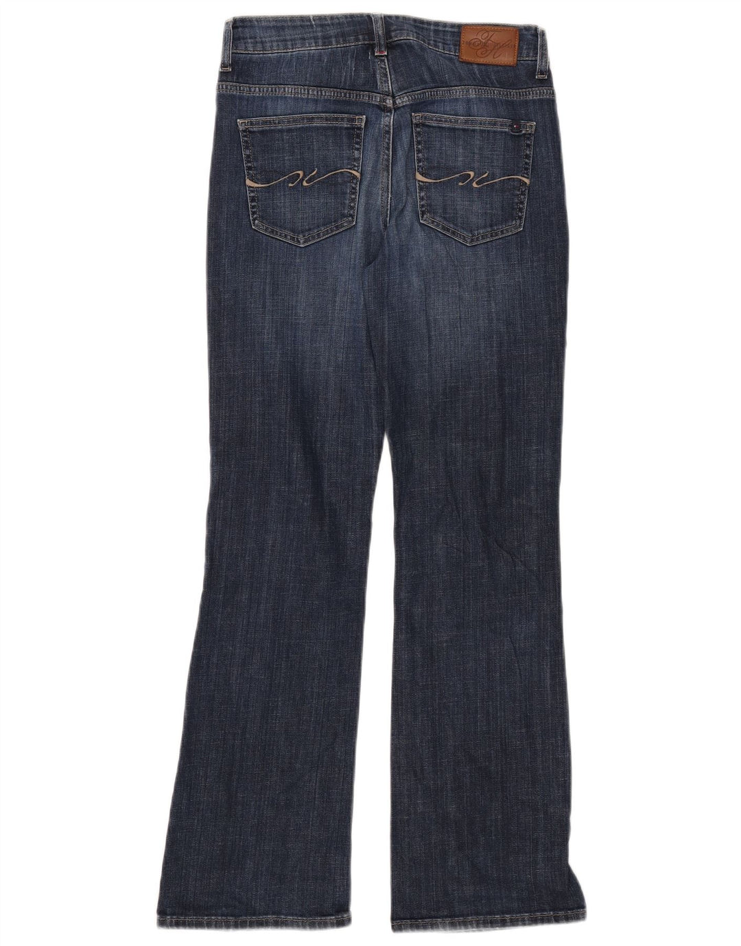 Damskie jeansy Bootcut TOMMY HILFIGER W27 L30 Granatowe, bawełniane
