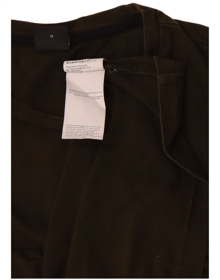 Męski top z długim rękawem Hugo Boss, średniej wielkości khaki, bawełniany