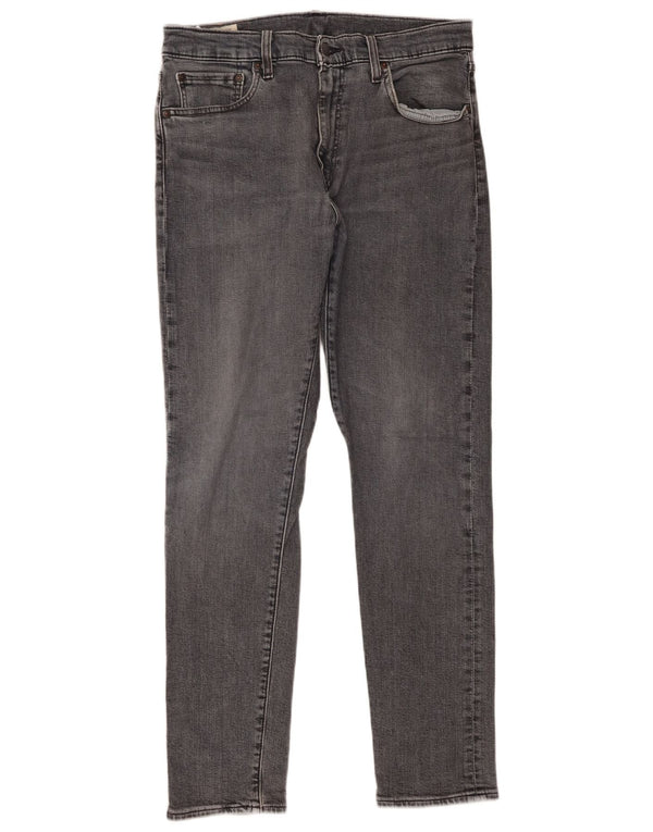 Męskie jeansy Levi's 512 Slim Tapered W33 L32 Szara bawełna