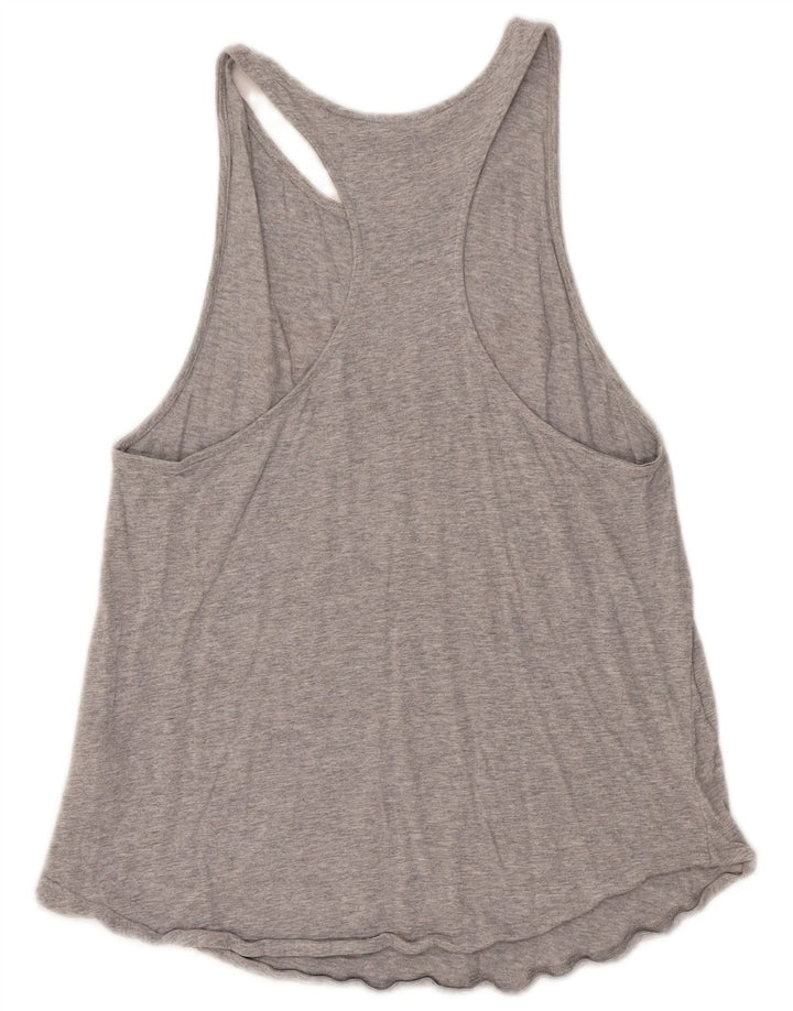 Damska kamizelka Adidas Graphic Top UK 12/14 Średnia szara bawełna