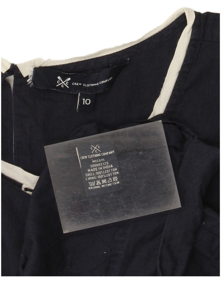 Damska kamizelka J. Crew Top UK 10, mała, granatowa, bawełniana