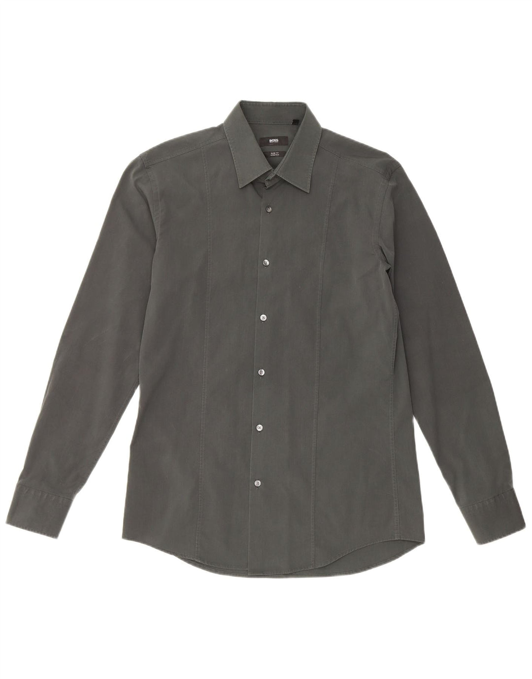 Męska koszula slim fit HUGO BOSS, rozmiar 40, średnia, zielona bawełna