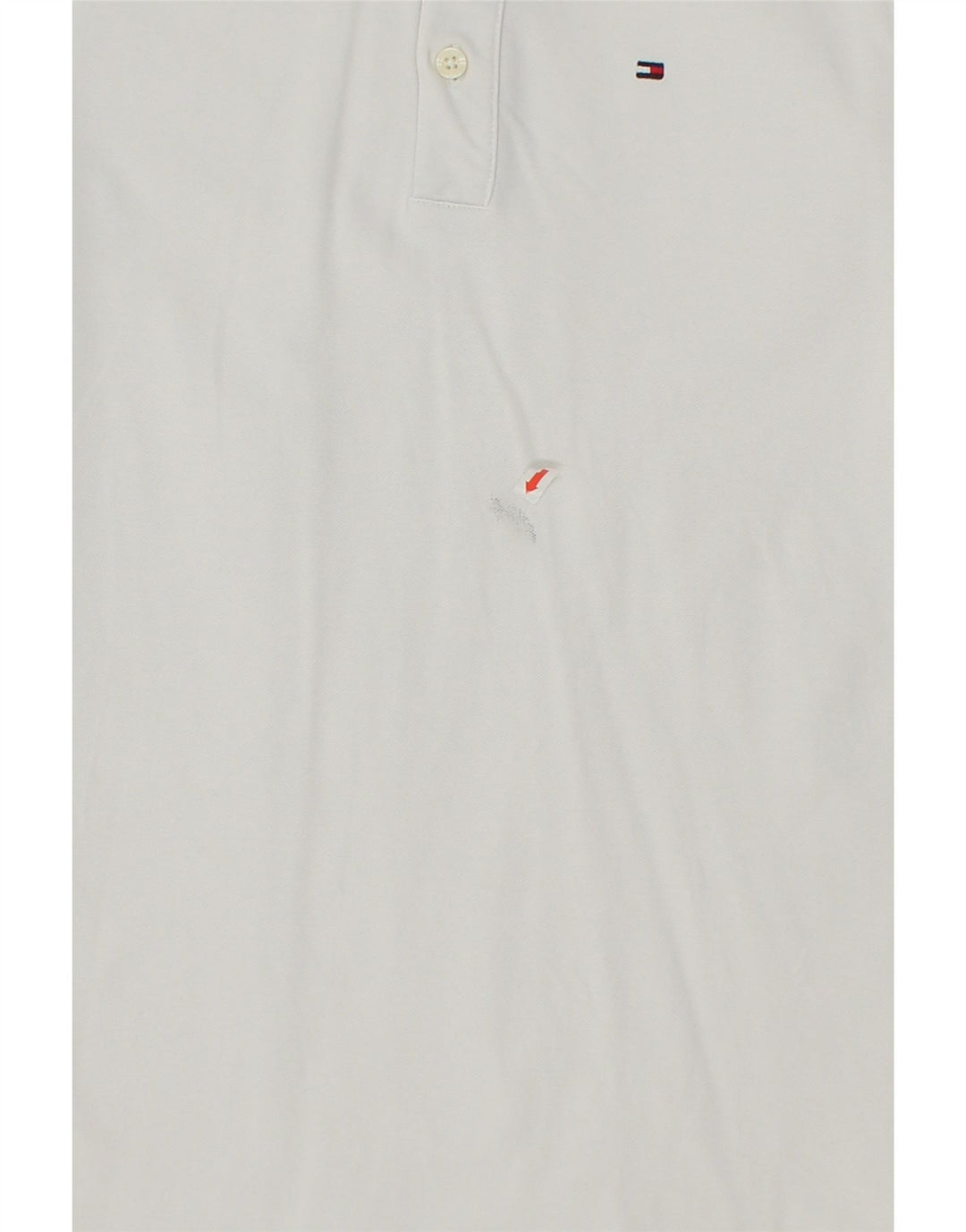 TOMMY HILFIGER Mens Polo Shirt XS White Vintage Tommy Hilfiger and Second-Hand Tommy Hilfiger from Messina Hembry 