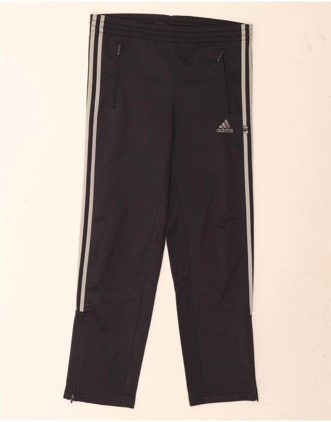Adidas Chłopięce Spodnie Dresowe 11-12 Lat Szary Poliester