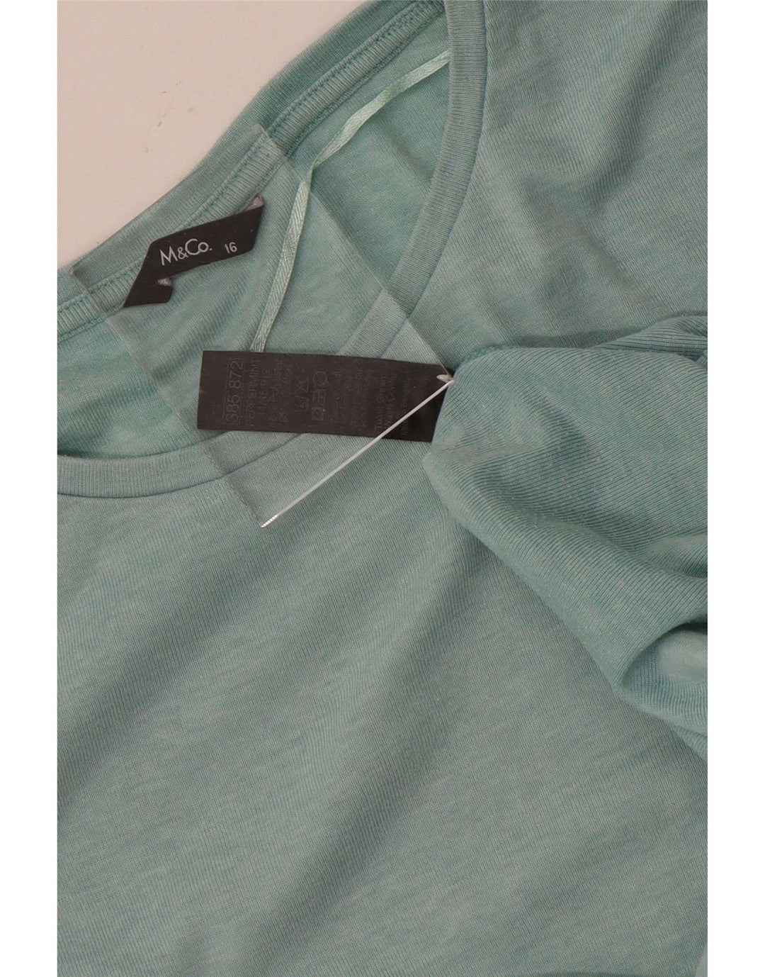 T-shirt dziewczęcy M&Co 15-16 lat, zielony, poliester