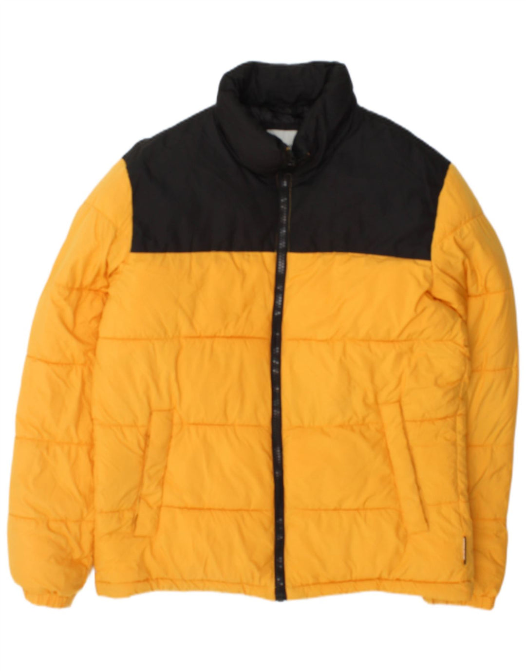 Męska ocieplana kurtka Jack & Jones UK 38 w kolorze średniożółtym