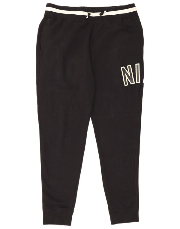 Męskie spodnie dresowe Nike Graphic Joggers XL, czarne, bawełniane z blokami kolorów