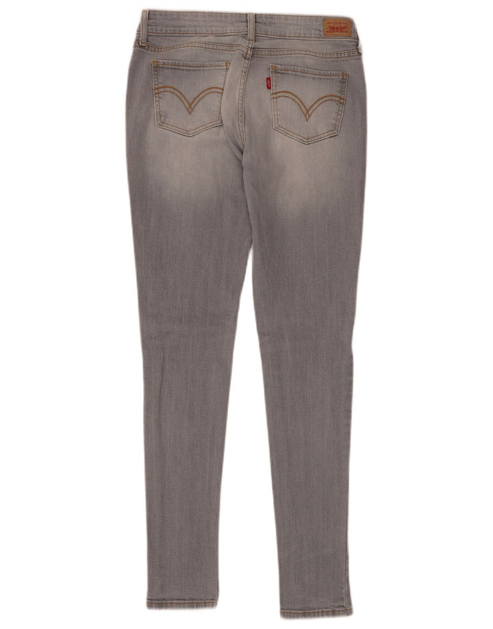 Damskie jeansy LEVI'S 535 Legging W30 L32 Szara bawełna