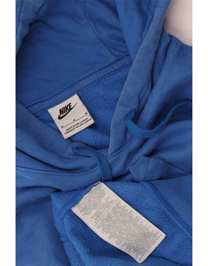 Męska bluza z kapturem Nike, średnia niebieska, bawełniana