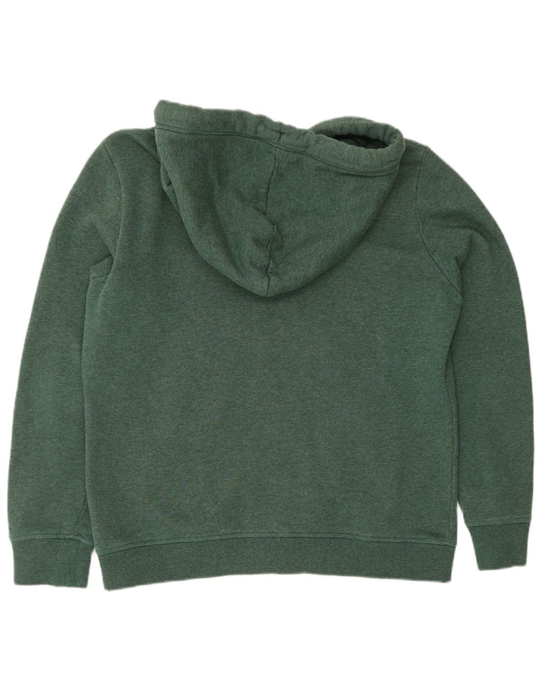 Damski sweter z kapturem i zamkiem Superdry UK 16, duży, zielony, bawełniany