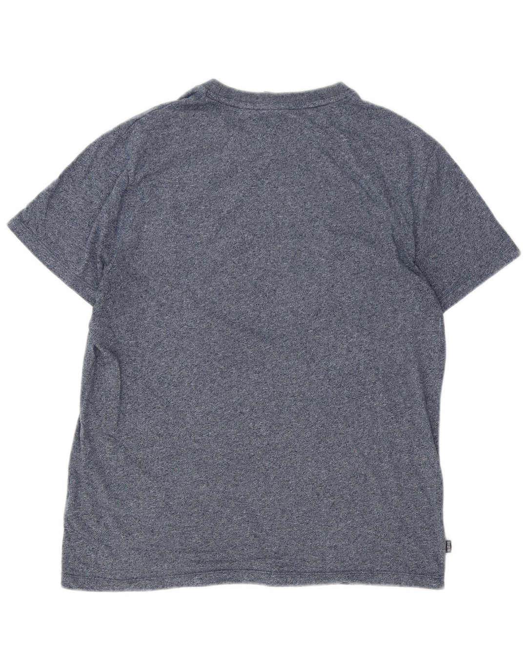 SUPERDRY Męski T-shirt Top XL Granatowy, bawełniany w cętki