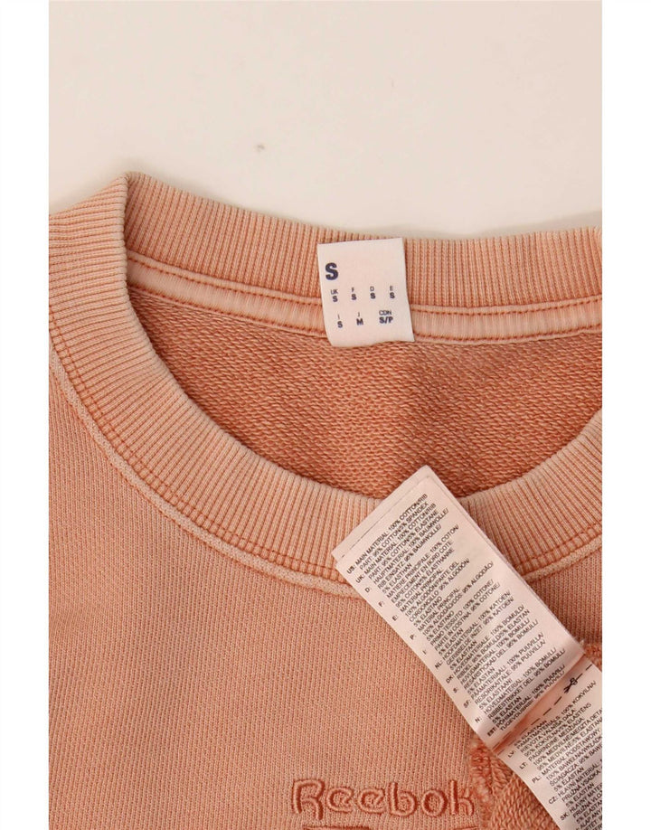 Męska bluza Reebok Sweter, mała, różowa, bawełniana