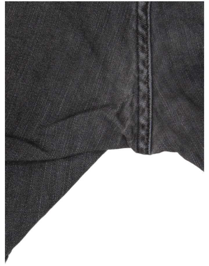 Męskie jeansy Levi's 502 Tapered W40 L32 Czarna bawełna