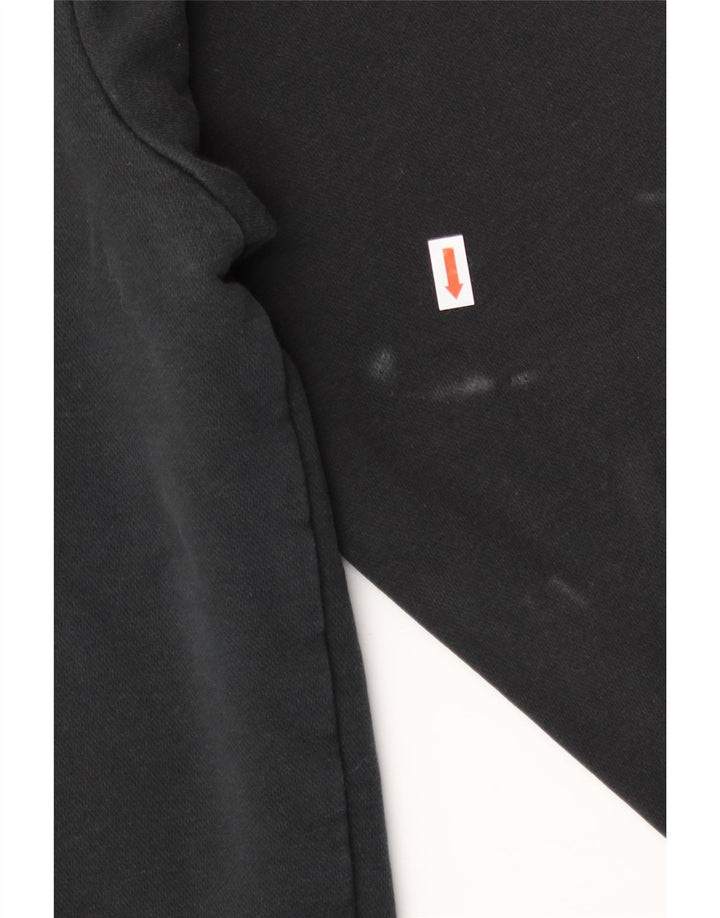 Męska bluza z grafiką NIKE, sweter XS, czarna, bawełniana