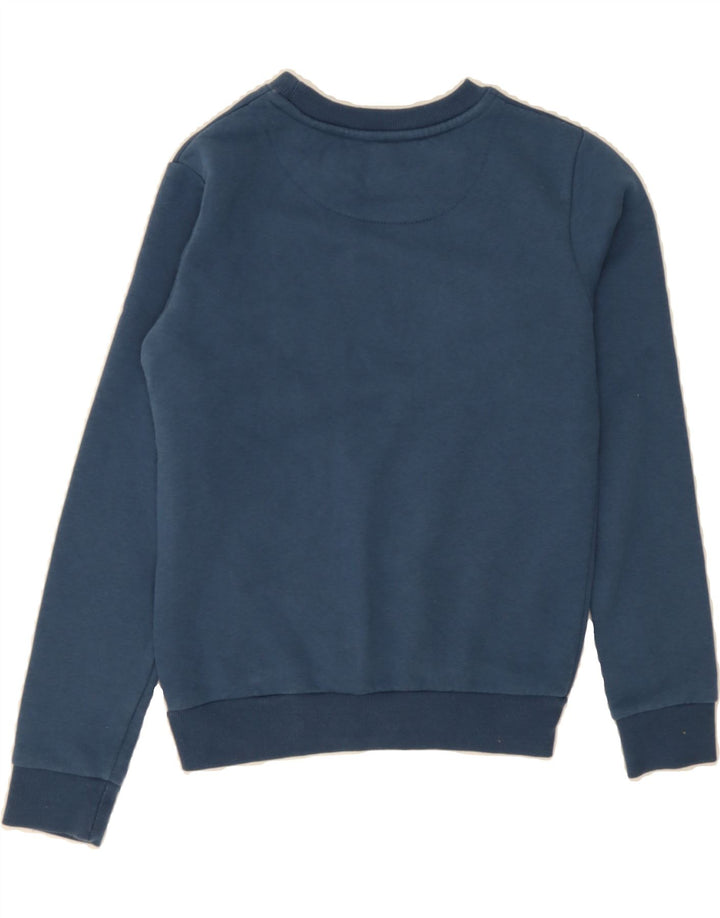 MCKENZIE Boys Graphic Sweatshirt Jumper 8-9 Years Navy Blue Cotton Vintage Mckenzie and Second-Hand Mckenzie from Messina Hembry 