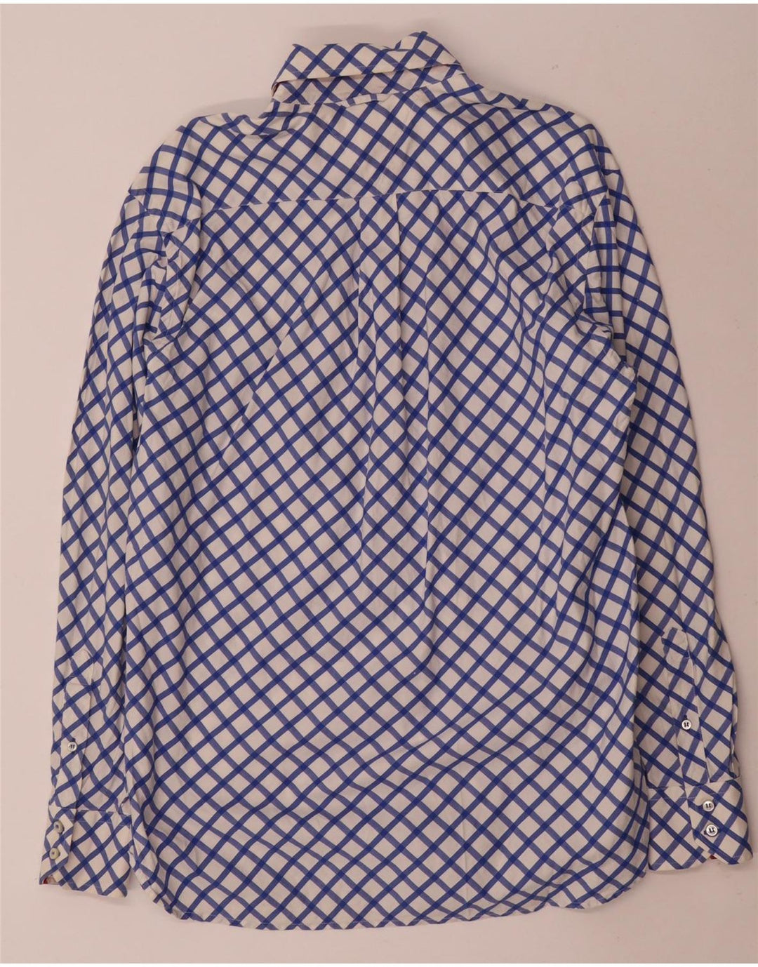 Koszula męska Tommy Hilfiger, mała, niebieska, z geometrycznej bawełny