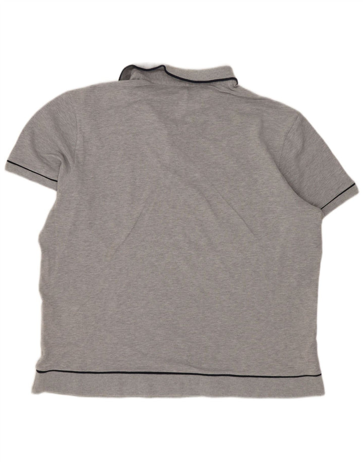 Męska koszulka polo Lacoste o regularnym kroju, rozmiar 6 XL, szara bawełna