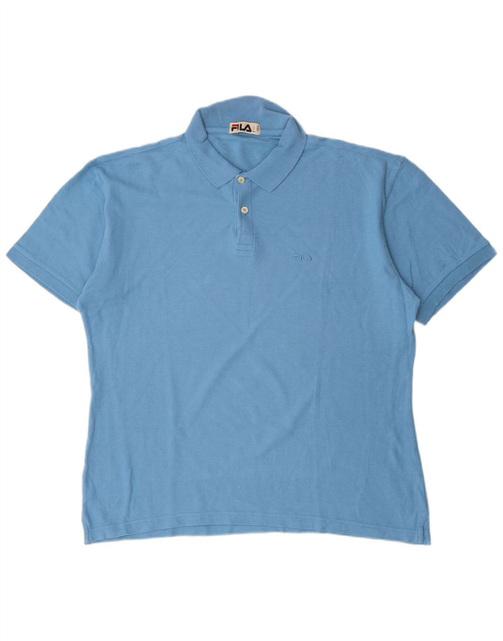 Męska koszulka polo FILA IT 54 XL, niebieska, bawełniana
