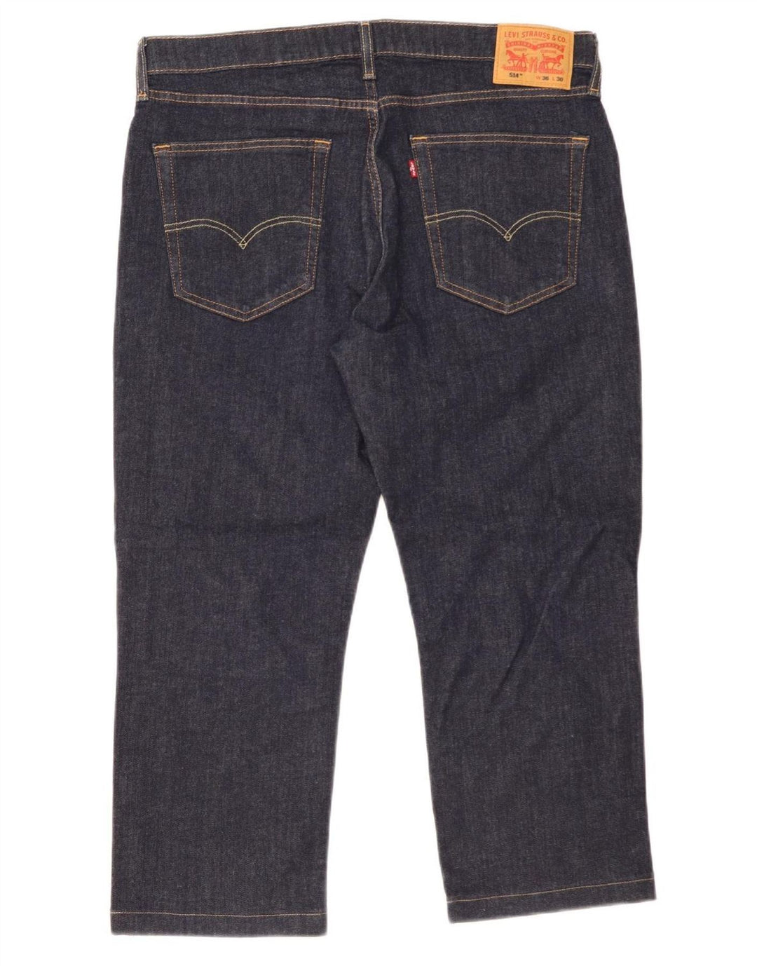 Męskie jeansy Levi's 514 Capri W36 L24 Granatowa bawełna