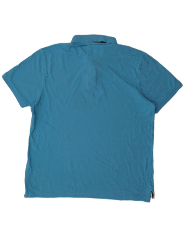 Crew Clothing Męska koszulka polo XL, niebieska, bawełniana