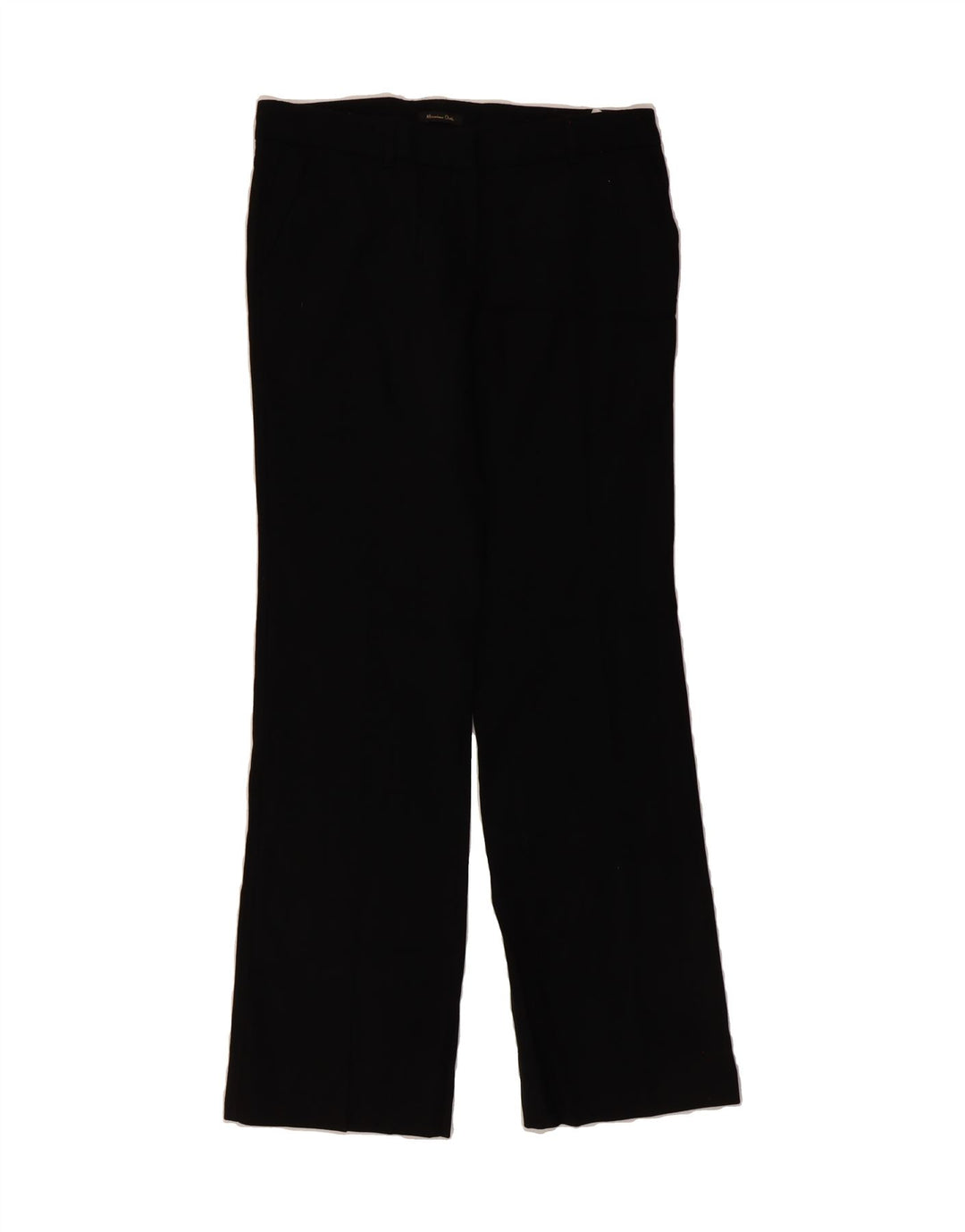 MASSIMO DUTTI Womens Bootcut Chino Trousers EU 42 Large W32 L32 Black Vintage Massimo Dutti and Second-Hand Massimo Dutti from Messina Hembry 