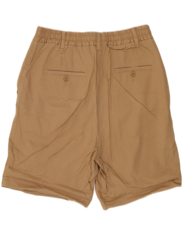 Damskie spodenki Chino Benetton UK 12 Medium W30 Beżowa bawełna