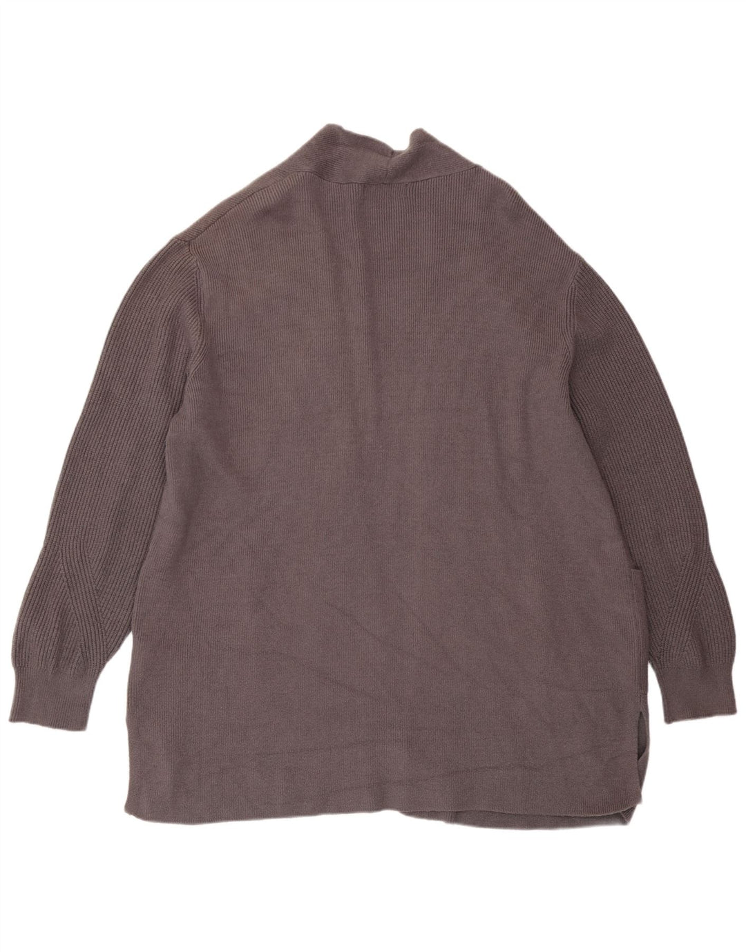 Marks & Spencer Damski sweter rozpinany UK 20 2XL Szara wiskoza