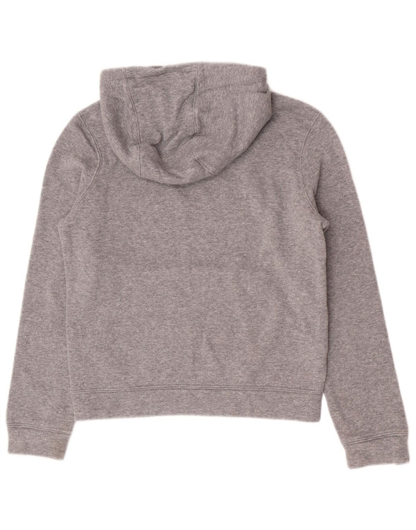 Nike Boys Graphic Regular Fit Hoodie Jumper 8-9 Years Small Grey Cotton