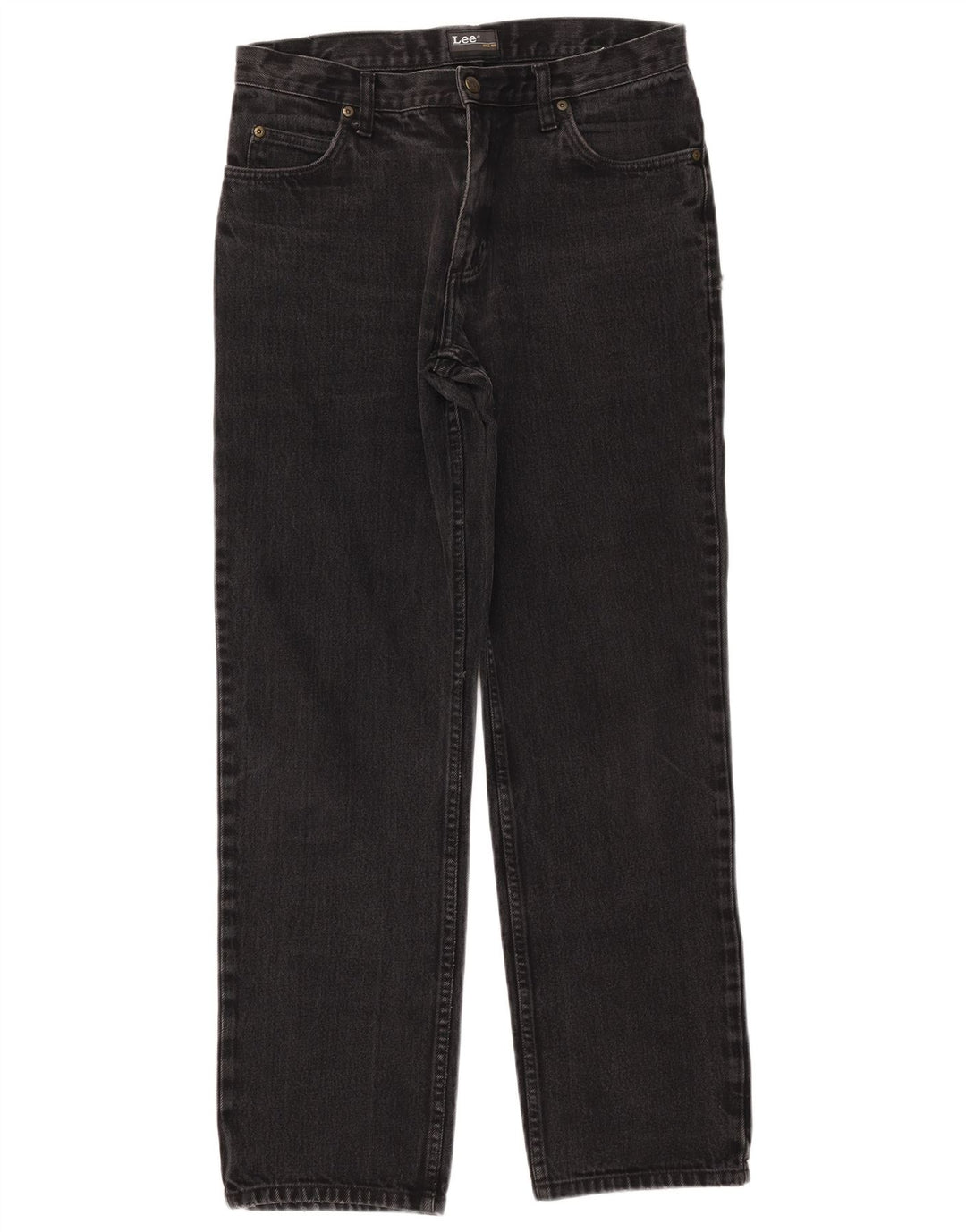 Męskie jeansy Lee Brooklyn Straight W34 L31, czarne, bawełniane