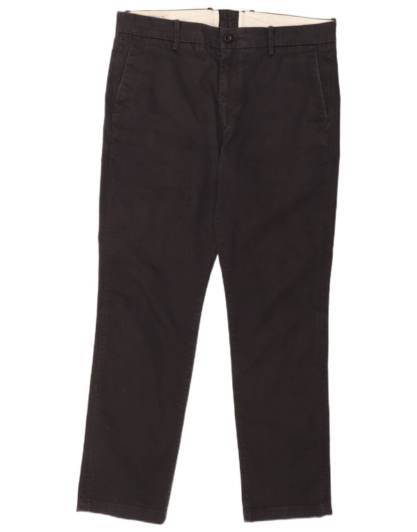 Męskie spodnie typu slim chino Levi's W36 L32 Czarna bawełna