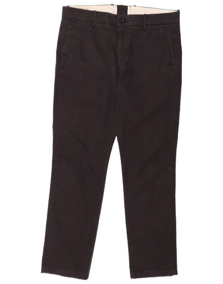 Męskie spodnie typu slim chino Levi's W36 L32 Czarna bawełna