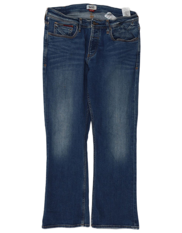 Męskie jeansy Bootcut TOMMY HILFIGER W34 L28 Niebieskie, bawełniane