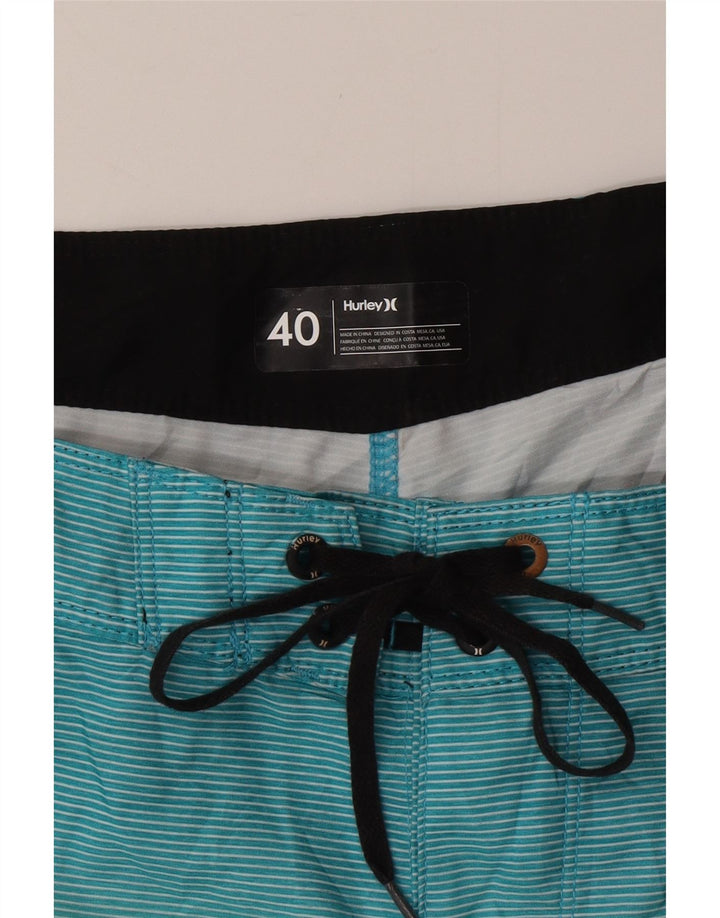 Męskie spodenki kąpielowe HURLEY XL w kolorowe paski