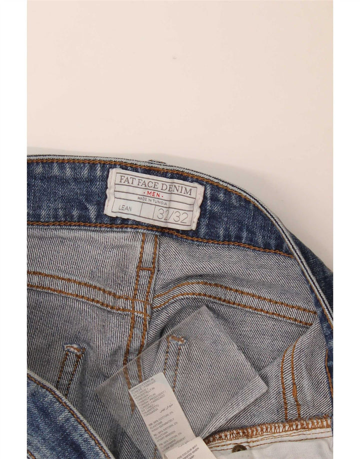 Damskie jeansy slim Fat Face W32 L32 Niebieskie bawełniane