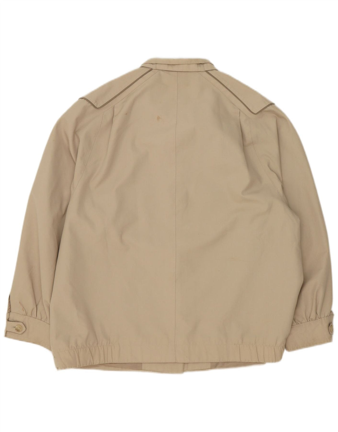 VINTAGE Womens Oversized Bomber Jacket UK 18 XL Beige