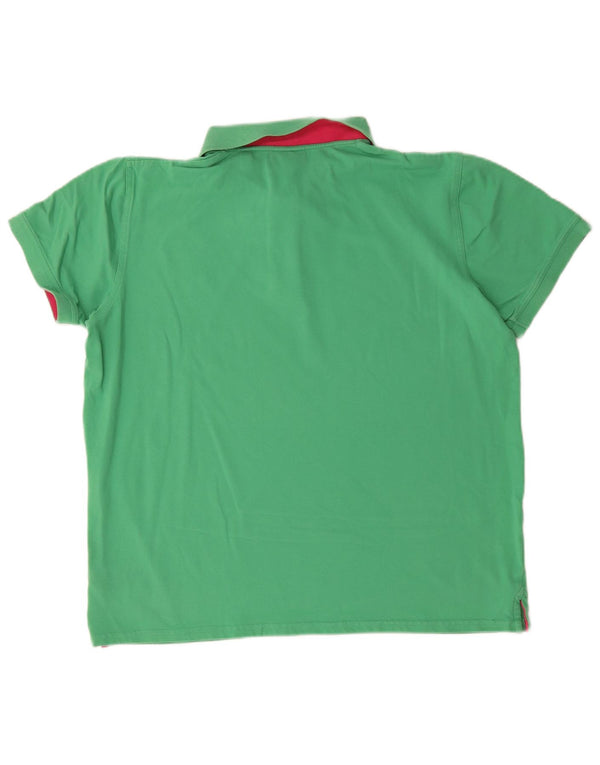 Męska koszulka polo Gant XL, zielona bawełna