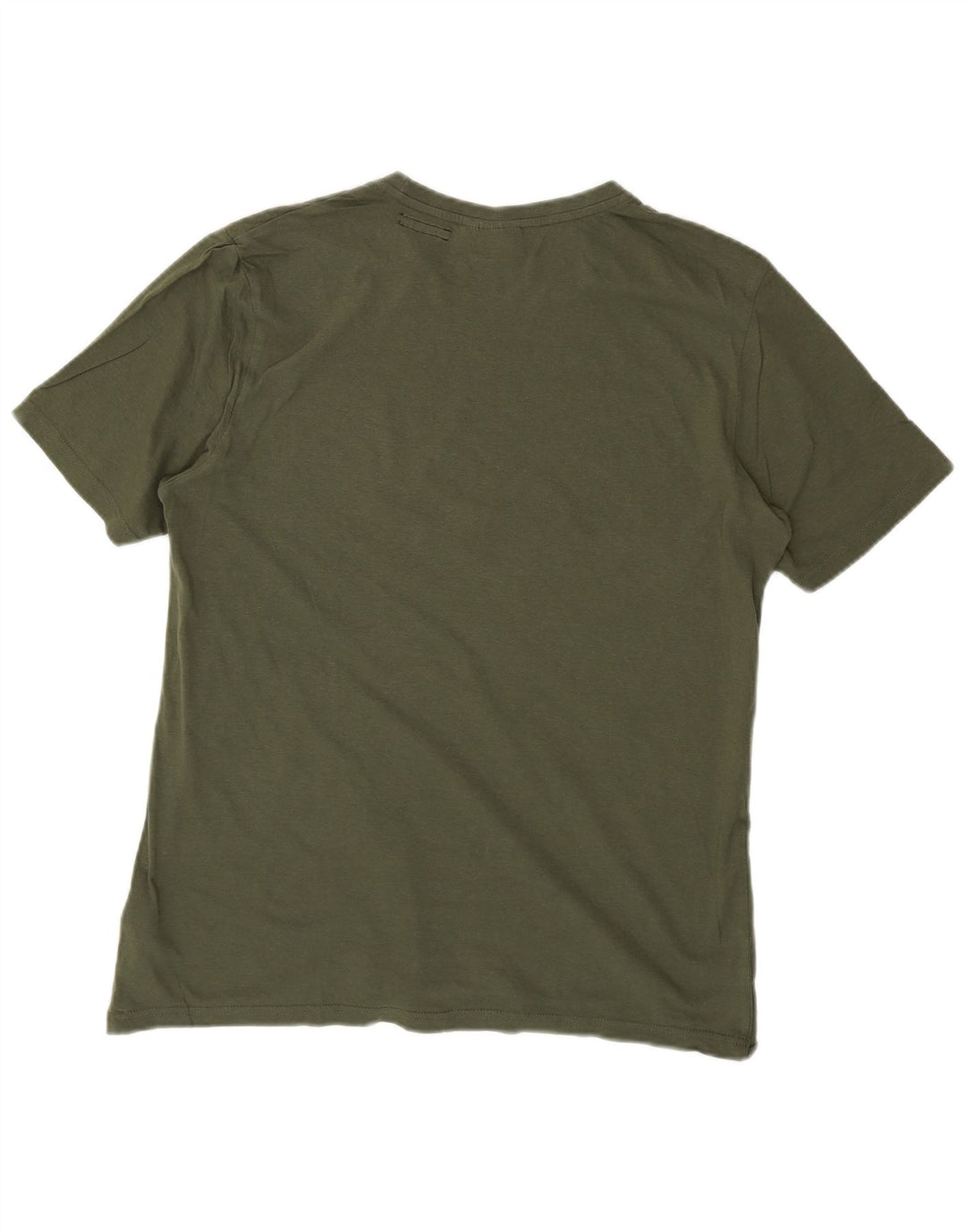 HUMMEL Mens T-Shirt Top Medium Khaki Cotton