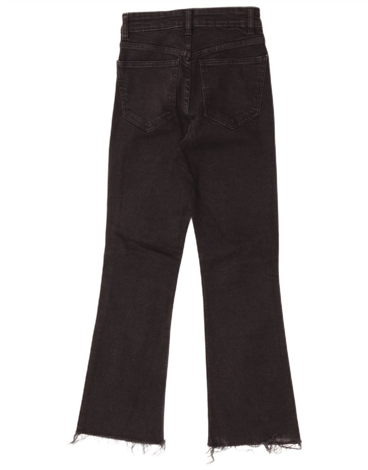 Damskie jeansy Bootcut Zara EU 34 2XS W24 L25 Czarne