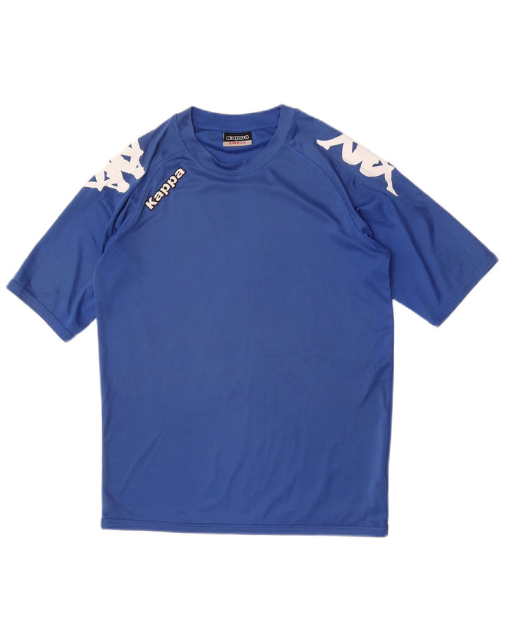 Męski T-shirt z grafiką Kappa, mały, niebieski