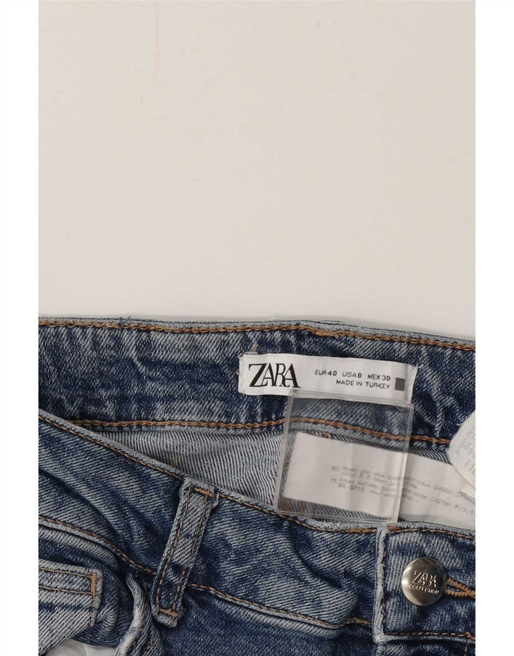 Damskie jeansy rozkloszowane Zara EU 40 Medium W30 L31 Niebieskie bawełniane