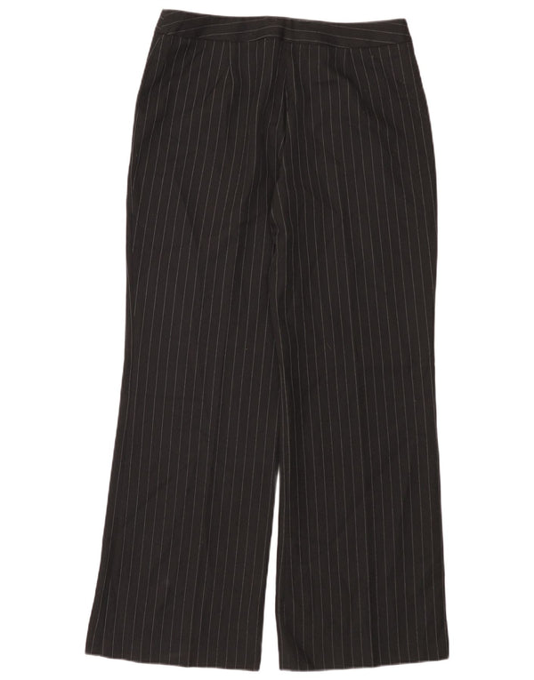 Damskie spodnie codzienne Marks & Spencer UK 12 Medium W30 L30 Czarne prążki