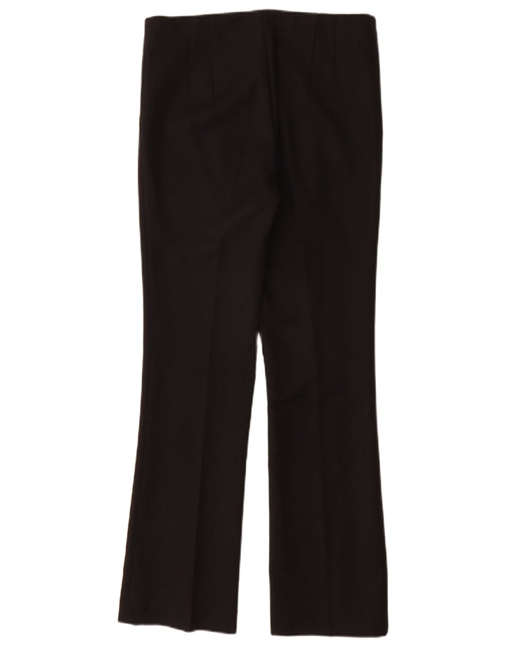 Proste spodnie damskie Zara, średnie W28 L29, czarne, bawełniane