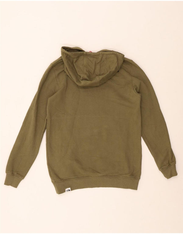 Damski sweter z kapturem THE NORTH FACE, UK 6 XS, bawełna khaki
