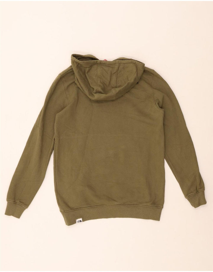 Damski sweter z kapturem THE NORTH FACE, UK 6 XS, bawełna khaki